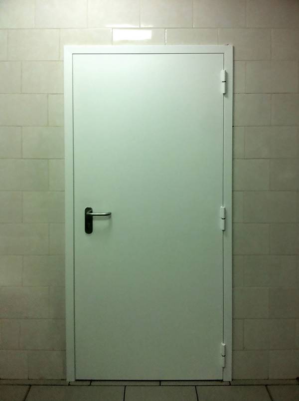 Противопожарная однопольная дверь Противопожарная однопольная дверь